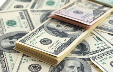 Dollar bank note money background