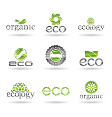 Ecology icon set. Eco-icons. Vol 5.