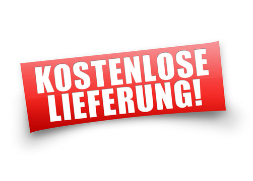Kostenlose Lieferung! Button, Icon