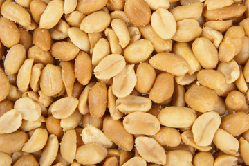 Roasted peanuts background