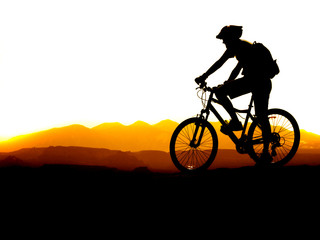 Obraz premium Mountain Biking