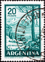 Postage stamp Argentina 1960 Nahuel Huapi Lake