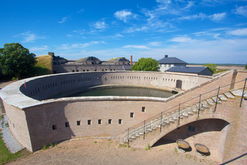 Karlskrona, Kungshulmen fort, circular harbor