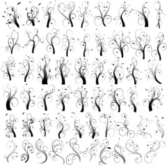 Vector Swirls Elements