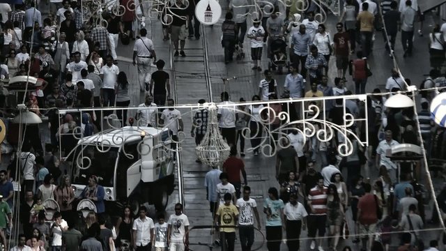 taksim istanbul time lapse