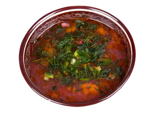 Traditional soup kharcho