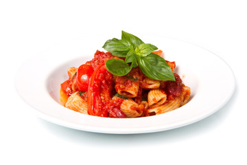 maccheroni al pomodoro e basilico