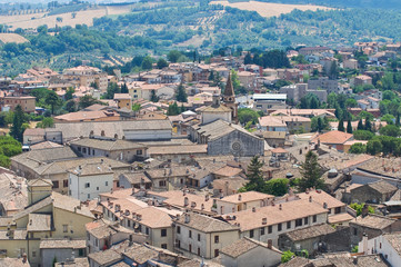 Fototapeta premium Panoramic view of Amelia. Umbria. Italy.