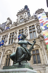 Hotel de Ville building, Paris, France