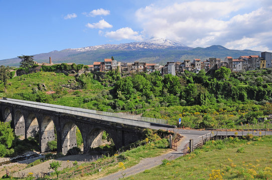 Volcano "Etna". Sicily.