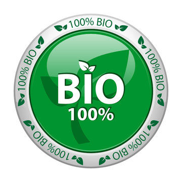 100% Bio - Button