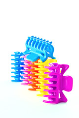 multi-colored fasteners for hair
