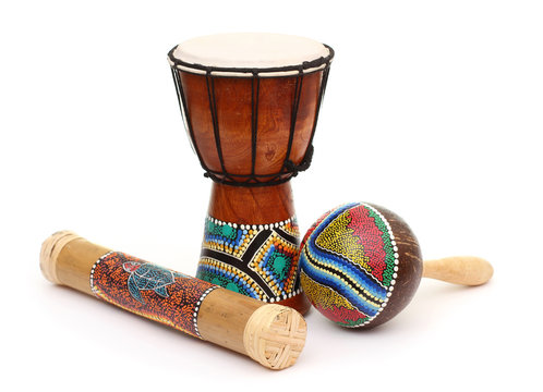 Afrikanische Instrumente