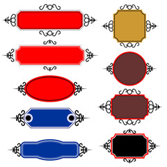 Set of vector banners