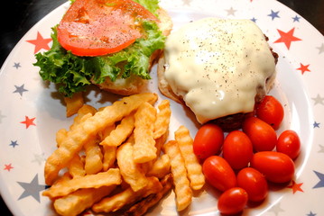 American Summer Burger Dinner