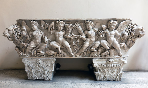 Anceint Roman sarcophagus