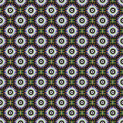 Seamless Floral Rosette