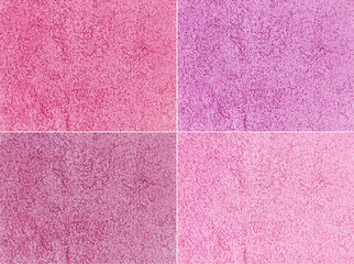 Fototapeta premium Towel textures set