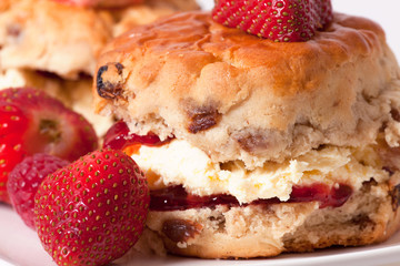 scones macro picture