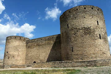 Fototapeta na wymiar mediaval fortress in Bilhorod-Dnistrovskyi, Ukraine