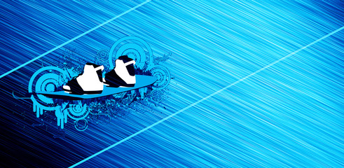 Kite and wakeboard bacground