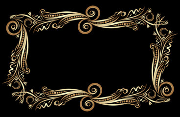 Elegant decorative frame.