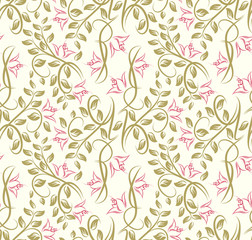 Seamless floral background.
