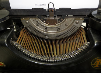 antike Schreibmaschine, vintage typewriter, 1920´s