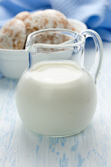 Milk and gingerbreads