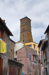 Fototapeta premium Alleyway. Sutri. Lazio. Italy.