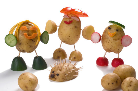 Creative fun - Potato figures