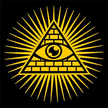 Allsehendes Auge Gottes - Pyramide - Trinität