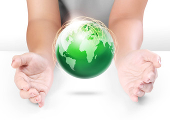 Globe  in  hand