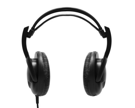 Headphones isolated on a white background