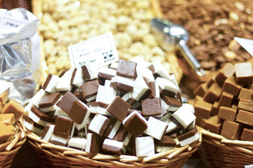 Pieces of chocolate