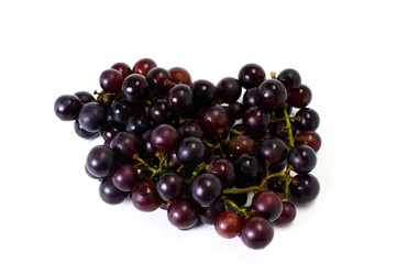 Grape on white background