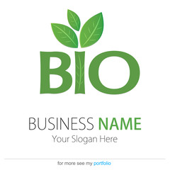 Business (Company) Logo, Bio, Eco, Vector