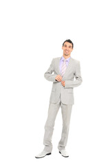 young business man full body