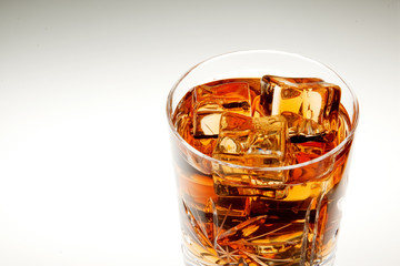 Whiskey with ice