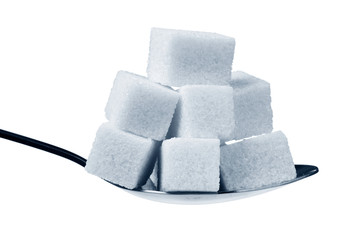 a spoonful of sugar cubes