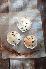 Fresh blueberry muffins