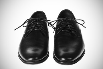 Pair of black shoes
