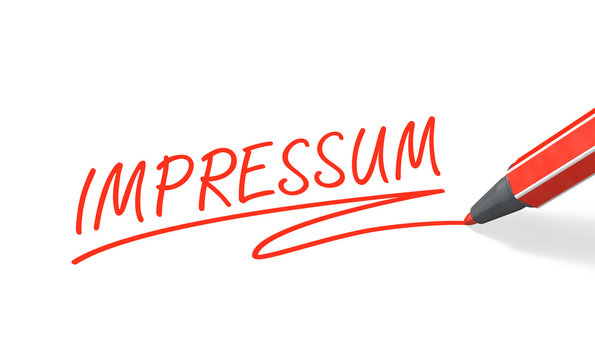 Stift- & Schriftserie: Impressum