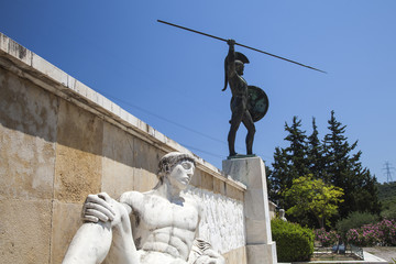 Leonidas statue, Thermopylae, Greece - 44826214