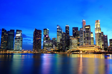 Obraz na płótnie Canvas Singapore cityscape