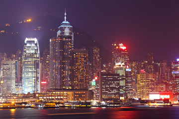 Obraz premium Hong Kong at night
