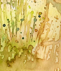 Wanddecoratie Schilderkunst Artystyczne tło akwarelowe,  © bruniewska