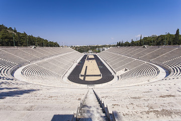 Panathenaic stadium or kallimarmaro in Athens - 44827618