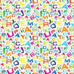 Colorful letters