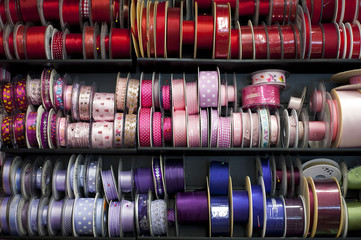 ASSORTED COLORFUL RIBBONS